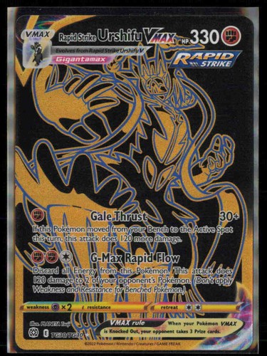 Rapid Strike Urshifu VMAX TG30/TG30 BRS Brilliant Stars Trainer Gallery NM QTY
