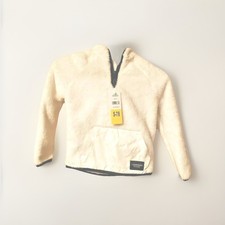 NEW-Calvin Klein Girls' Youth Fleece Lined Hoodie White S 7-8