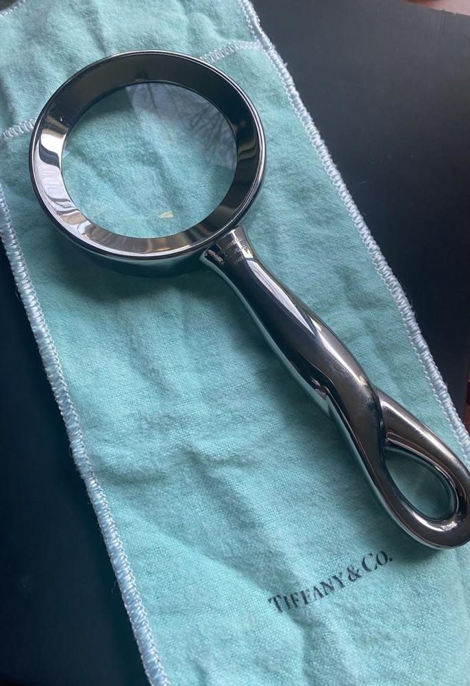 Tiffany & Co Elsa Peretti Sterling Silver 6 Inch Padova Magnifying Glass  