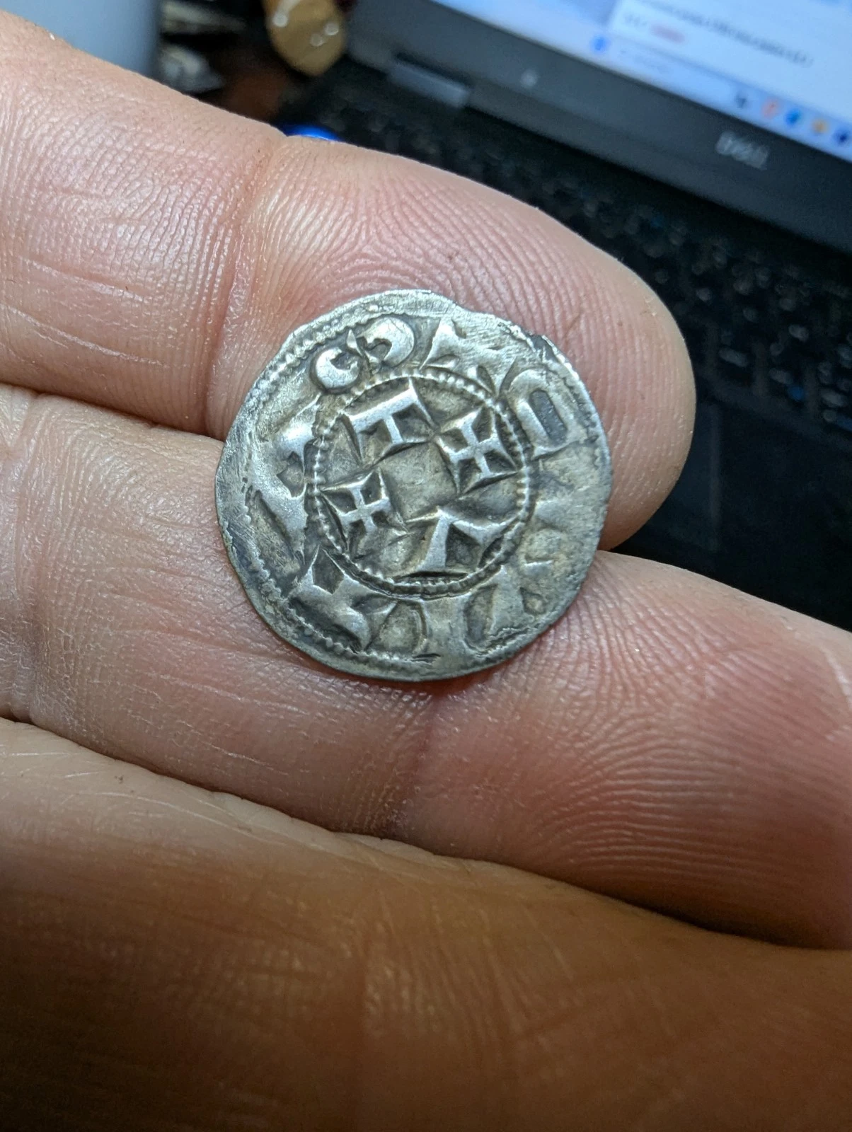 obole Denier A Identifier Piece Monnaie en argent , Languedoc ? - Photo 7/13