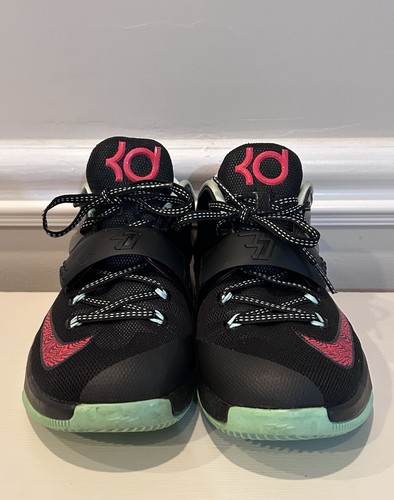 Nike Air Zoom KD 7 Shoes Bad Apple Youth Boys Size 5.5 Kevin Durant 669942-600 - Afbeelding 3 van 10
