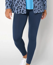 Cuddl Duds Tall Comfort wear Leggings Navy 2X New