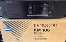 Kenwood KM-106 2-Channel 420W Class AB Stereo Power Amplifier - TESTED