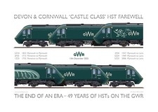 Devon & Cornwall 'Castle Class' HST Farewell - Print