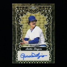 2025 Leaf Signature Series Rollie Fingers Gold Vinyl Auto Brewers 1/1 #BA-RF1