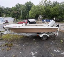 Boat 70hp Outboard Motor 2 Stroke With Title And Trailer