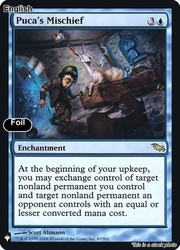 Puca's Mischief 47 The List Reprints Foil