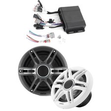 Clarion CMM-30BB Hideaway Marine Source Unit with CMSP-651-SWG 6.5-inch Premi...