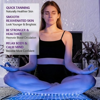 Sunless Tanning Mat Sun Solarium Self-Tanning Pad Safety Sunbed Solarium Light