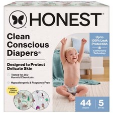 Honest Company Winter Diapers, Wags  A-moosing