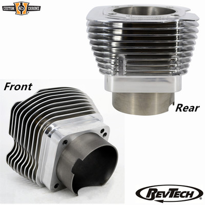 Front & Rear Pair Polished Cylinders 4-1/4'' Bore FitsFor Revtech 125'' 4x4 Motors