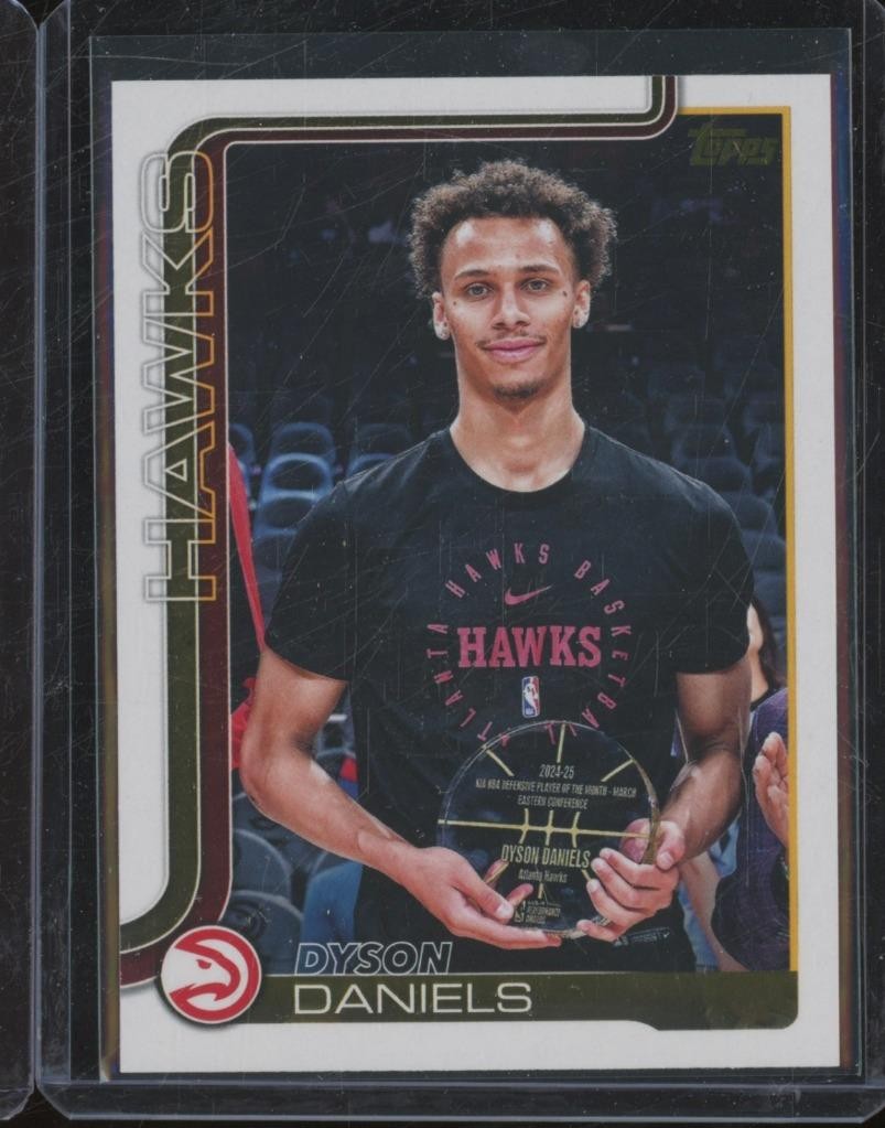 2025-26 Topps Basketball DYSON DANIELS #64 Golden Mirror Image Variation JA337