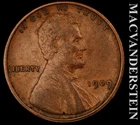 1909 VDB Lincoln Wheat Cent- Semi Key High Grade- No Reserve #K264