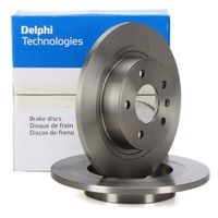 Delphi Bremsscheiben Ø 292Mm FüR Opel Astra J Zafira C 16 Zoll POC J60 Hinten