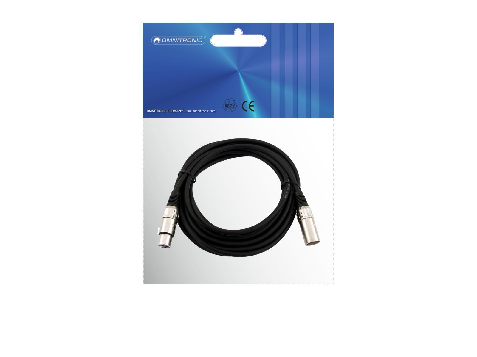 Thumbnail - Omnitronic Xlr Kabel 3pol 1,5m Sw