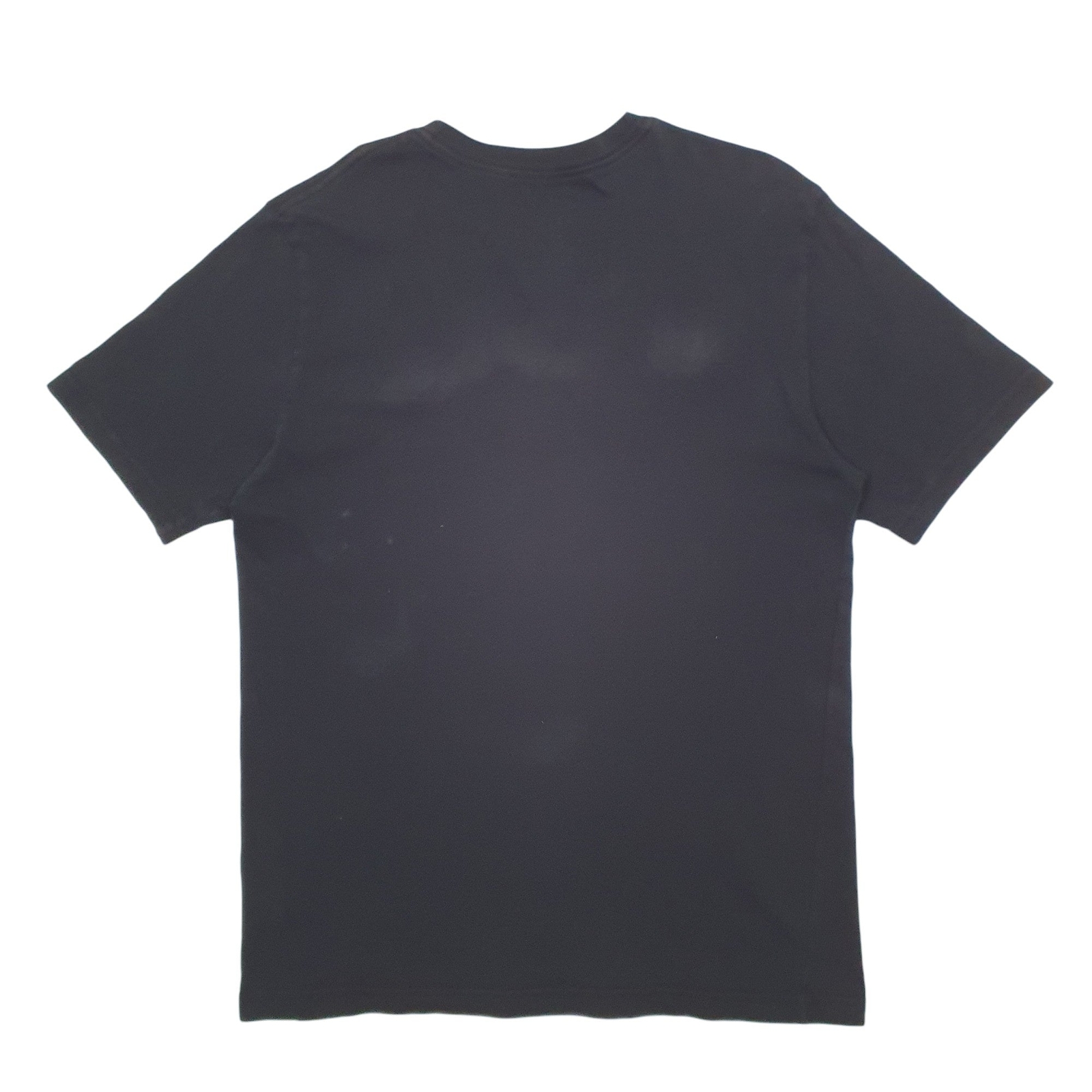 NIKE Black T Shirt Tee Swoosh Short Sleeve Cotton Blend Mens L image 2