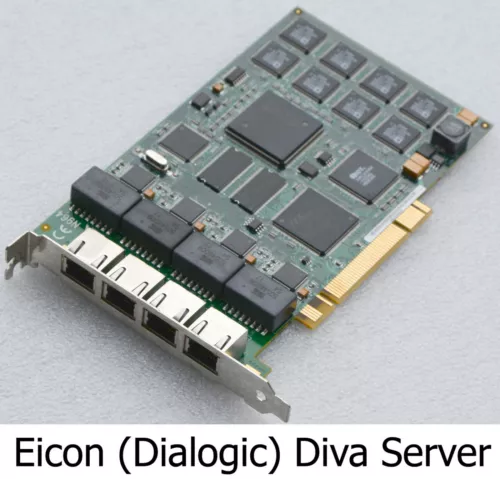 EICON DIALOGIC 810-493-01 PCI 4BRI-8 VERSION 2 ISDN ADAPTER ISDN KARTE CARD V276
