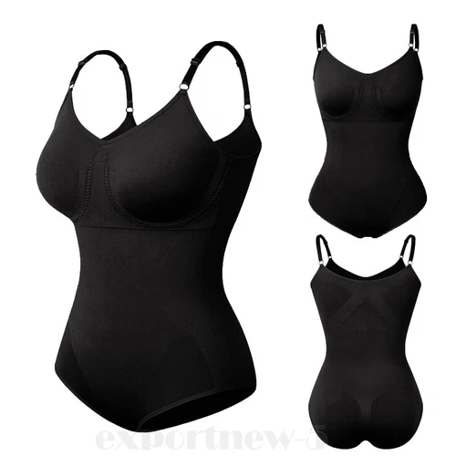 Shapewear Body Tank Tops Damen Bauchkontrolle Taille Trainer Ganzkörper Shaper - Bild 31 von 41