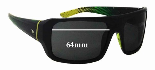 Verres De Rechange Pour Lunettes De Soleil Electric Outline - Largeur 64 Mm - 100% UV - Marque Sunglass Fix