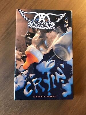 Aerosmith Cryin' Walk On Down Single Cassette Tape 1993 Geffen Vintage (AMB)