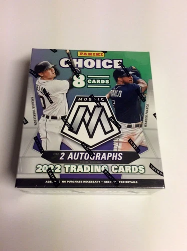 2022 Panini Mosaic Choice Baseball Hobby Box/ 2 Autographs
