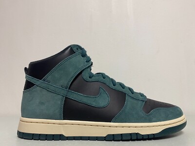 Nike Dunk High Retro PRM Black Faded Spruce DQ7679-002 Size 11