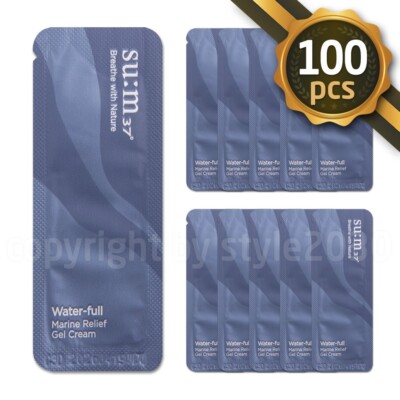 SU:M37 Water-full Marine Relief Gel Cream 1ml x 100pcs (100ml) SUM37 Neueste