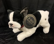 FAO SCHWARZ AUTHENTIC French Bulldog Quality Plush Stuffed Dog W/Tags