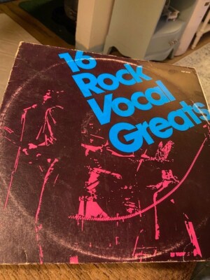16 ROCK VOCAL GREATS LP YARDBIRDS ANIMALS HENDRIX CLAPTON BECK  1976 Trip