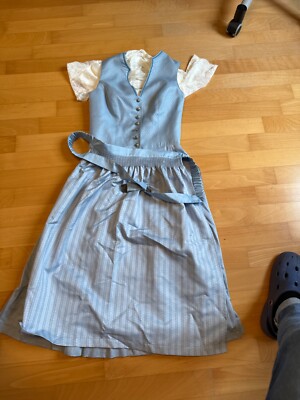 Dirndl 36 Kaiseralm Auzinger, hellblau, nie getragen