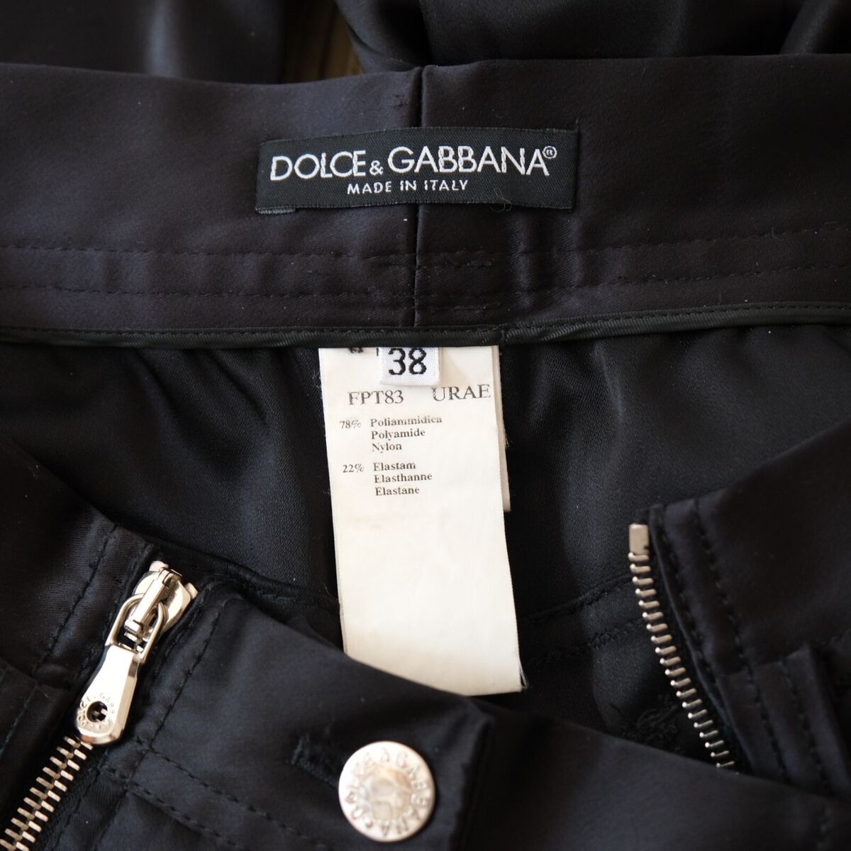 Dolce & Gabbana SS 2003 SEX Zip-Up Satin Pants | eBay Dolce & Gabbana SS 2003 SEX Zip-Up Satin Pants | eBay