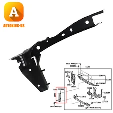 Radiator Center Hood Lock Brace Latch Support for Toyota Tacoma 2016-2023