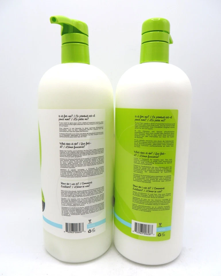 DEVACURL NO POO ORIGINAL CLEANSER / ONE CONDITION 32 OZ Duo! - Image 3 of 3