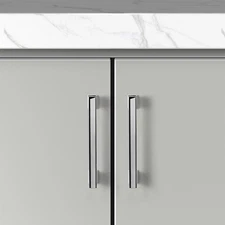 Sapphire SP-2891-51-128-CP Hexa Series Modern Cabinet Handle, 6" Chrome, 10 Pk