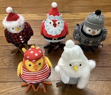 COLLECTIBLE Lot 5 Target Wondershop Bird Christmas Featherly Friends 2021  2022