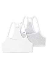 Schiesser Girl Bodies 2 Pack XS S M L 140-176 95/5 Co / El Biancheria