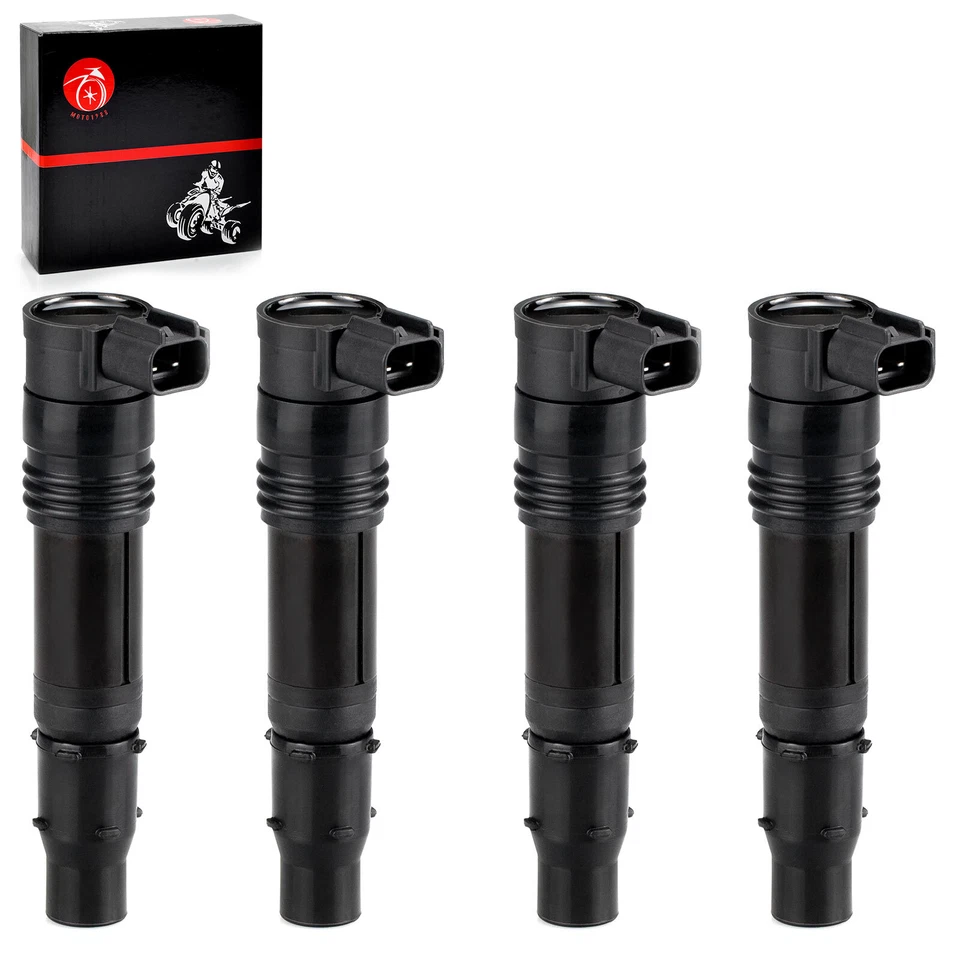 4 Ignition Coils for Kawasaki ZX1400 ZX1000 Ninja ZX-14 ZX-14R ZX14 ZX-10R 04-23 - Image 3 of 4