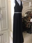 NWT $510 Nicole Miller Black Jewel Embellished Waist Rompers ( Size 6  ) — photo 1