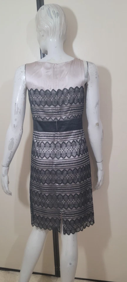 Un Deux Trois 1-2-3 Taille 38 Superbe robe noire et beige sans manches - Photo 2/3