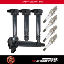 4 Ignition Coils and 4 Spark Plugs Fits Toyota 4Runner 1999-2000 2.7L L4