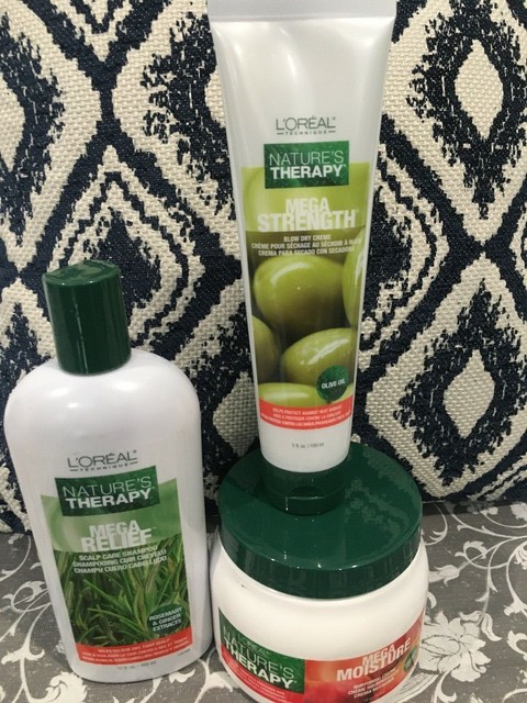 L'oreal natures therapy mega Relief shampoo, mega moisture ...