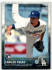 2015 Topps Baseball Series Two Carlos Frias #434 RC Los Angeles Dodgers