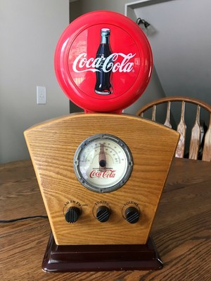 1990's Coca-Cola AM/FM Radio~Antique Style 1934 Light Up ...