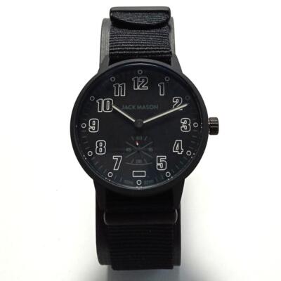 JACK MASON Men's Watch FIELD Japan Limited Edition Black JM-F401