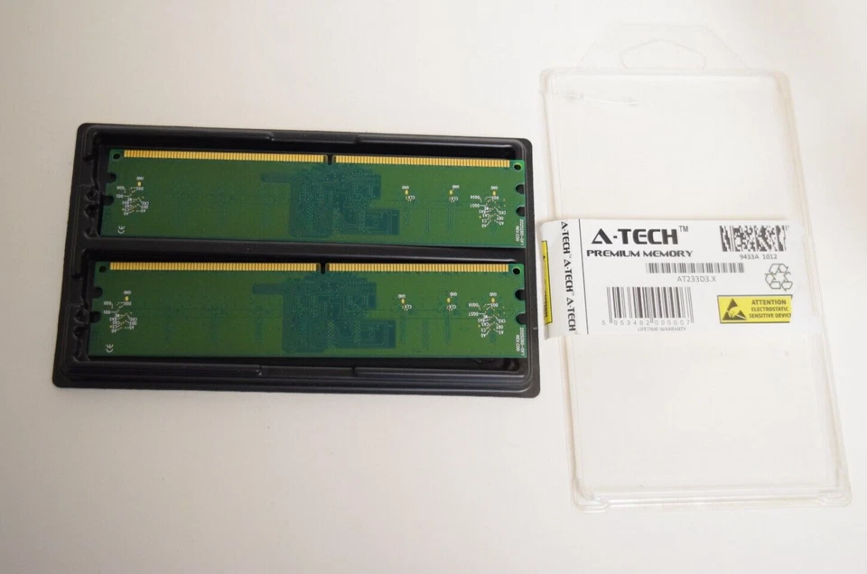 Memoria Premium A-Tech AT233D3.X Kingston 512 MB 1RX8 PC2-4200U 444-12-A1 Foto 2 de 2