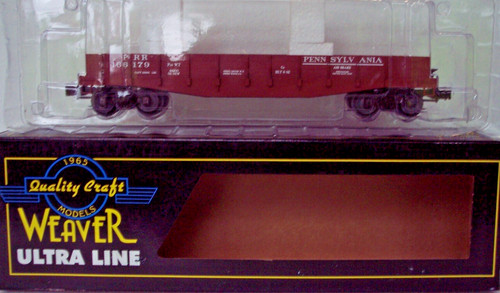 GÓNDOLA LATERAL MADERA WEAVER ESCALA O 40' PRR PENNSYLVANIA 3 RIELES NOS #166179 | Zustand: Used