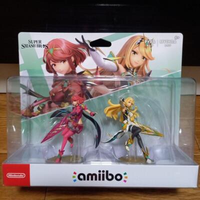 Nintendo amiibo Double Set Pyra Mythra Super Smash Bros. Homura Hikari 2023 New