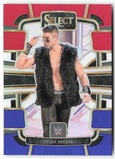 2024 Panini Select WWE #95 Tyler Breeze Red and Blue Prizms