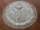 Beautiful Vintage Round Cut Glass Butter Dish with Domed Lid — photo 6