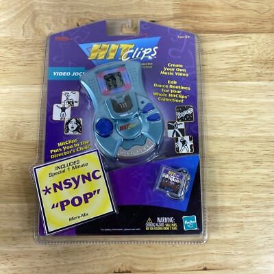 NEW Sealed HIT CLIPS Video Jockey “POP” *NSYNC RARE Tiger Hasbro